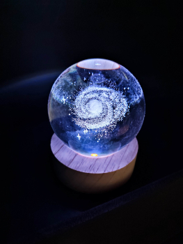 Hologrammkugel - Galaxie - Farbwechsel